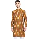Vastraa Fusion Men39s Printed Kurta Pure Cotton