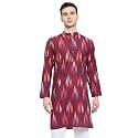 Vastraa Fusion Men39s Printed Kurta Pure Cotton
