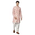 Vastraa Fusion Men39s Printed Kurta Pure Cotton