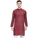 Vastraa Fusion Men39s Printed Kurta Pure Cotton