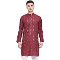 Vastraa Fusion Men39s Printed Kurta Pure Cotton