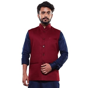 Vastraa Fusion Mens Pure Wool Export-Quality Indian