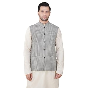 Vastraa Fusion Mens Traditional Woolen Nehru Jacket