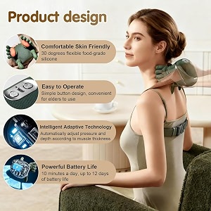VASTRACHHAYA Wireless Neck Massager for Pain Relief
