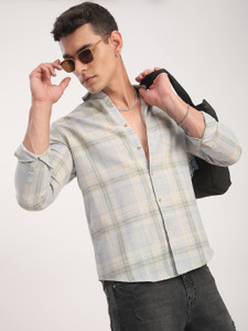 VASTRADO Men Checkered Casual Multicolor Shirt