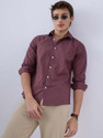 VASTRADO Men Regular Fit Solid Cut Away