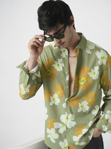 VASTRADO Men Self Design Casual Multicolor Shirt