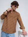 VASTRADO Self Design Polyester Straight Kurta for