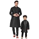 VASTRAMAY Boy39s Cotton Silk Solid Regular Kurta