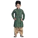 VASTRAMAY Boys39 Bandhani Kurta amp Patiyala Set