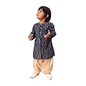 VASTRAMAY Boys39 Bandhani Kurta amp Patiyala Set