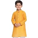 VASTRAMAY Boys Cotton Regular Fit Solid Regular