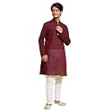 VASTRAMAY Boys YUVA Boys39 Garnet Maroon and