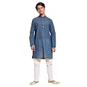VASTRAMAY Boys YUVA Boys39 Midnight Blue and