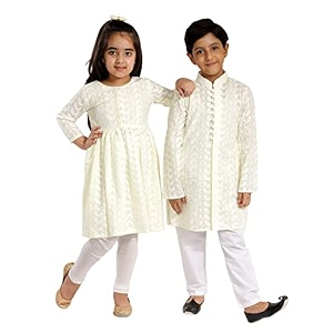 vastramay girl39s cotton solid clothing set