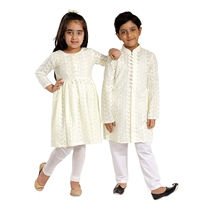 vastramay girl39s cotton solid clothing set