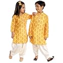 VASTRAMAY Girl's Cotton Solid Clothing Set