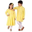 VASTRAMAY Girl's Cotton Solid Clothing Set