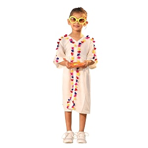 VASTRAMAY Girls Fit and Flare Knee Length