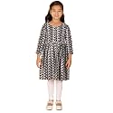 VASTRAMAY Girls Cotton Kurta Set - Chikankari