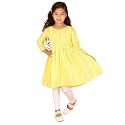 VASTRAMAY Girls Cotton Kurta Set - Chikankari