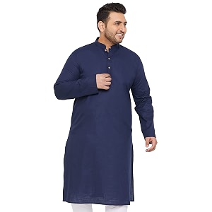 VASTRAMAY Mens Cotton Blend Regular Fit Casual