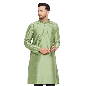 vastramay men39s cotton silk blend kurta