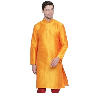 vastramay men39s cotton silk blend kurta