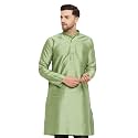 VASTRAMAY Men's Cotton Silk Blend Kurta