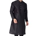 VASTRAMAY Men's Cotton Silk Blend Kurta