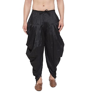 vastramay men39s black cowl dhoti - stylish cowl pattern green dhoti in dhupion silk blend fabric ethnic wear for festivals weddings