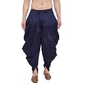 VASTRAMAY Men's Navy Blue Cowl Dhoti (VASMCD007NB_F)