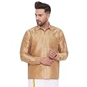 VASTRAMAY Men39s Ethnic Silk Blend Shirt Full