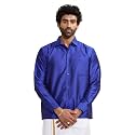 VASTRAMAY Men39s Ethnic Silk Blend Shirt Full