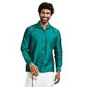 VASTRAMAY Men39s Ethnic Silk Blend Shirt Full