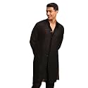 VASTRAMAY Men39s Georgette Kurta Embroidered Georgette