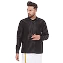 VASTRAMAY Men39s Ethnic Silk Blend Shirt Full