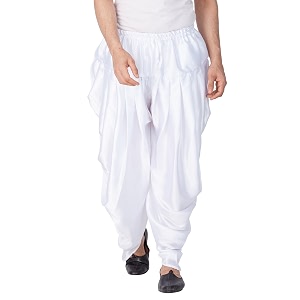 vastramay men39s loose fit mid rise dhoti pants