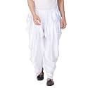 VASTRAMAY Men's Loose Fit Mid Rise Dhoti Pants
