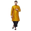 VASTRAMAY Men39s Silk Blend Printed Kurta And
