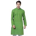 VASTRAMAY Men39s Royal Blue Pure Cotton Kurta