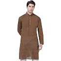 VASTRAMAY Men39s Royal Blue Pure Cotton Kurta