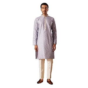 VASTRAMAY Mens Silk Blend Kurta and Pyjama