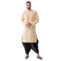VASTRAMAY Men39s Silk Blend Printed Kurta And