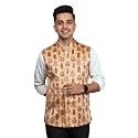 VASTRAMAY Men39s Silk Blend Nehru Jacket 