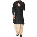 VASTRAMAY Men39s Silk Blend Kurta and Dhoti