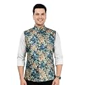 VASTRAMAY Men39s Silk Blend Nehru Jacket 