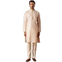 VASTRAMAY Men39s Silk Blend Kurta and Pyjama