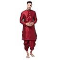 VASTRAMAY Men39s Silk Blend Printed Kurta And