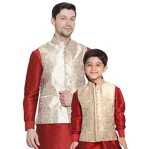 VASTRAMAY Men Nehru Jacket